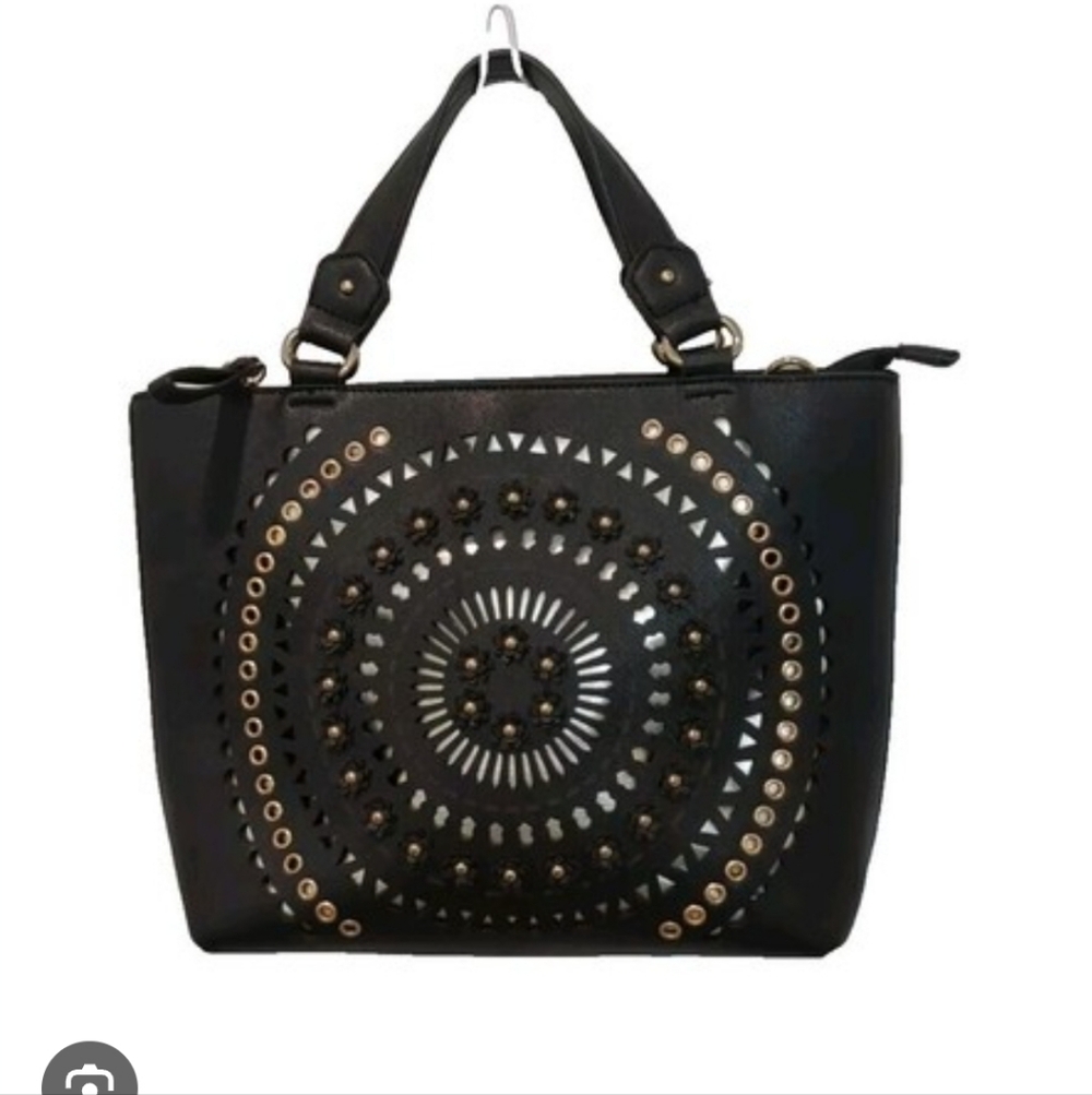 Chinese Laundry Black Studded Shoulder Bag